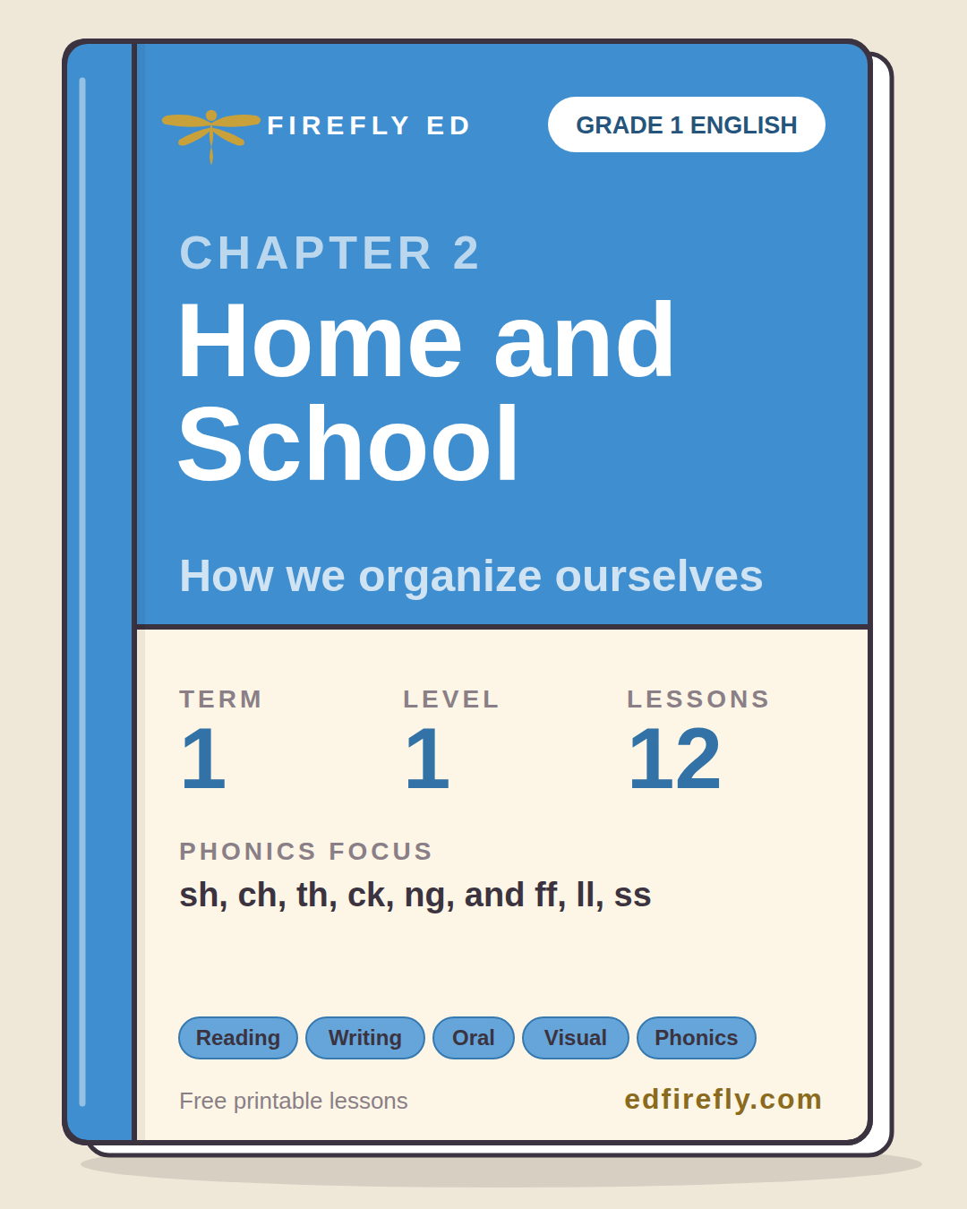 Cover for Chapter 2: Home and School, Grade 1 English
