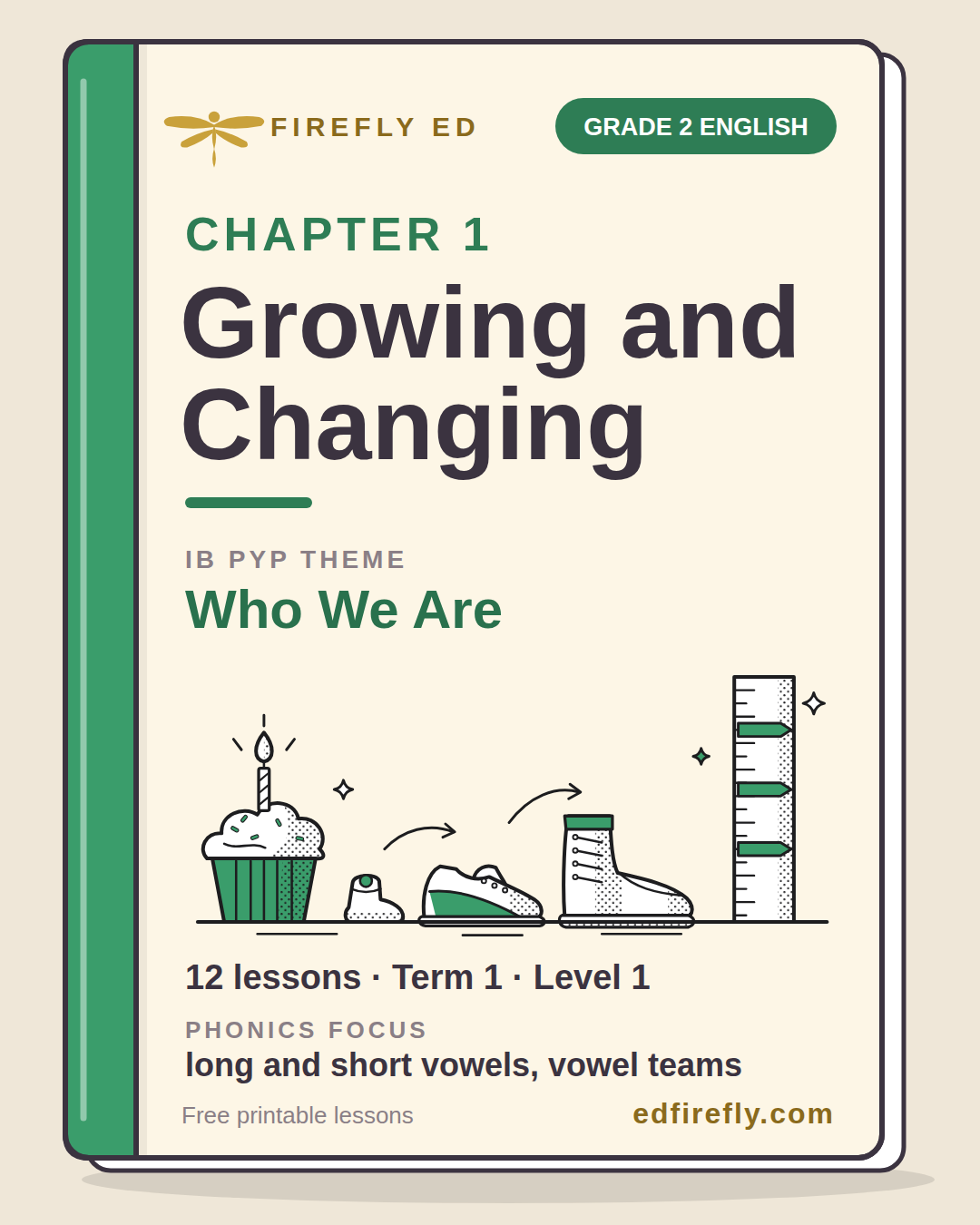 Cover for Chapter 1: Growing and Changing, Grade 2 English